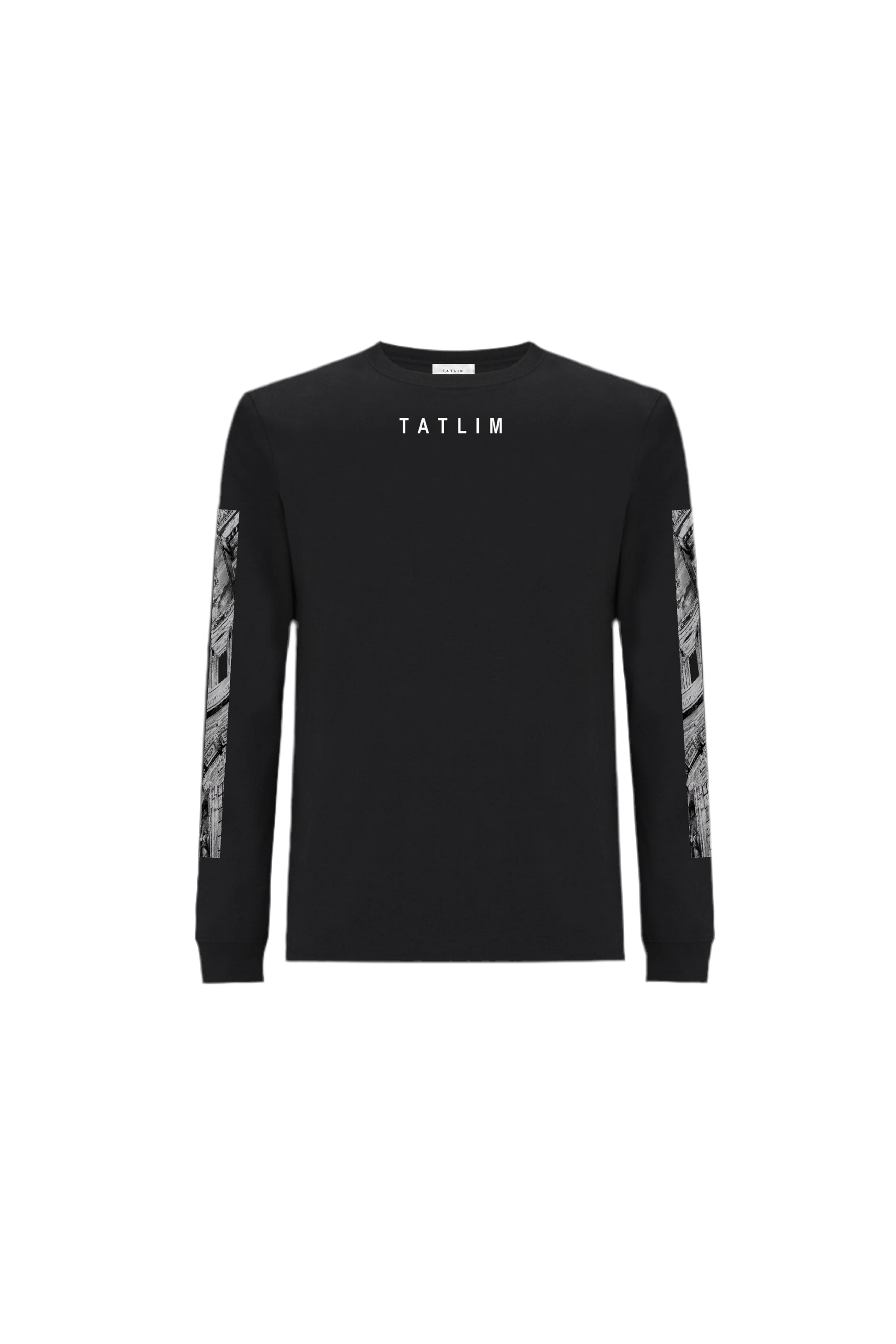 Italy From The Archives Long Sleeve T Shirt (Black)