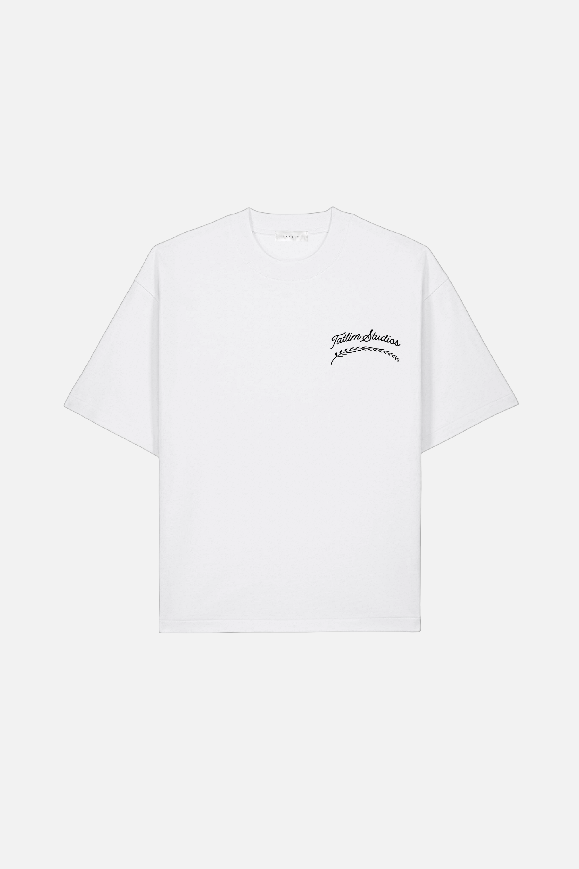 Tatlim Studios Feather Boxy Heavyweight T Shirt (Black)