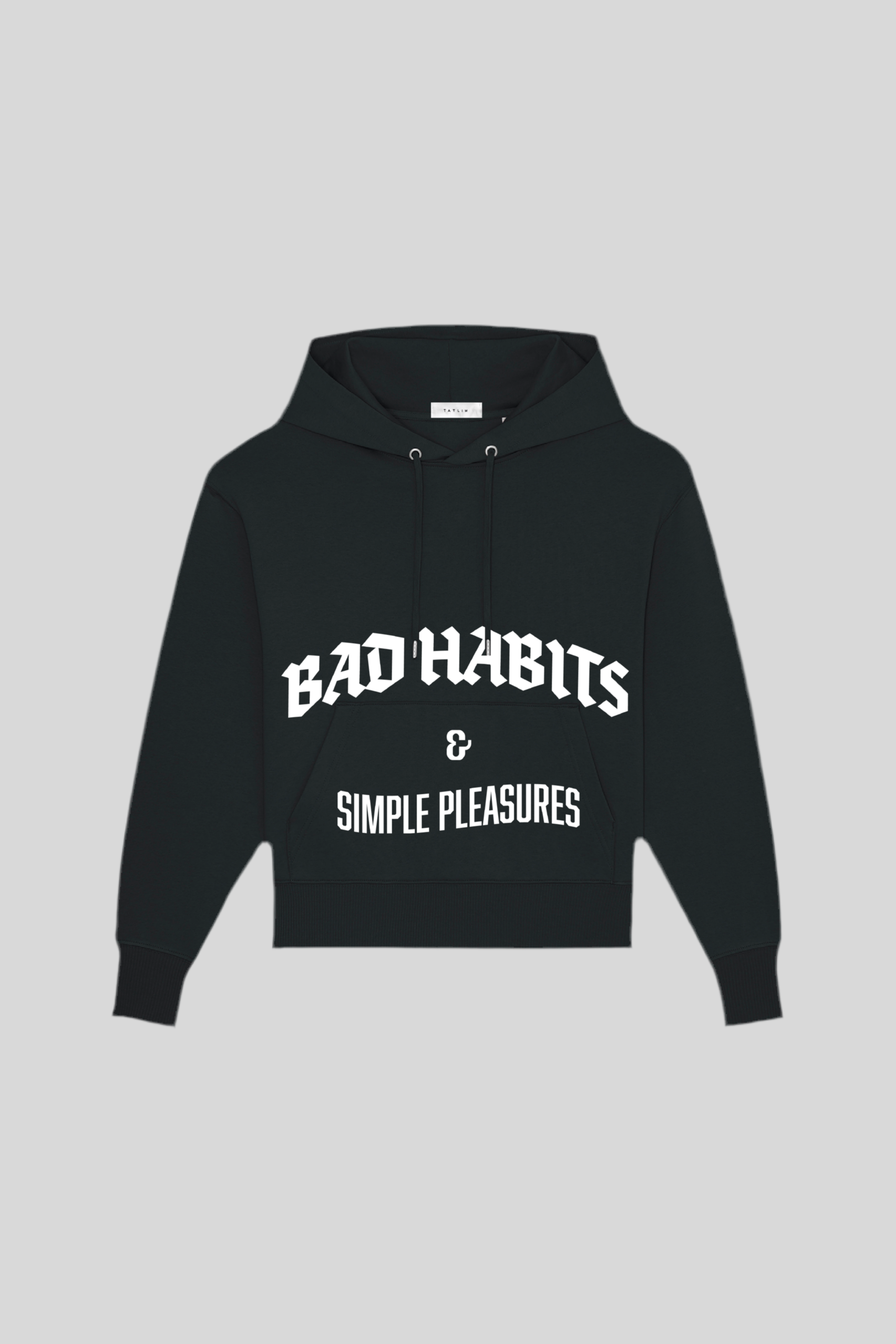 Bad Habits Oversized Hoodie (Black)
