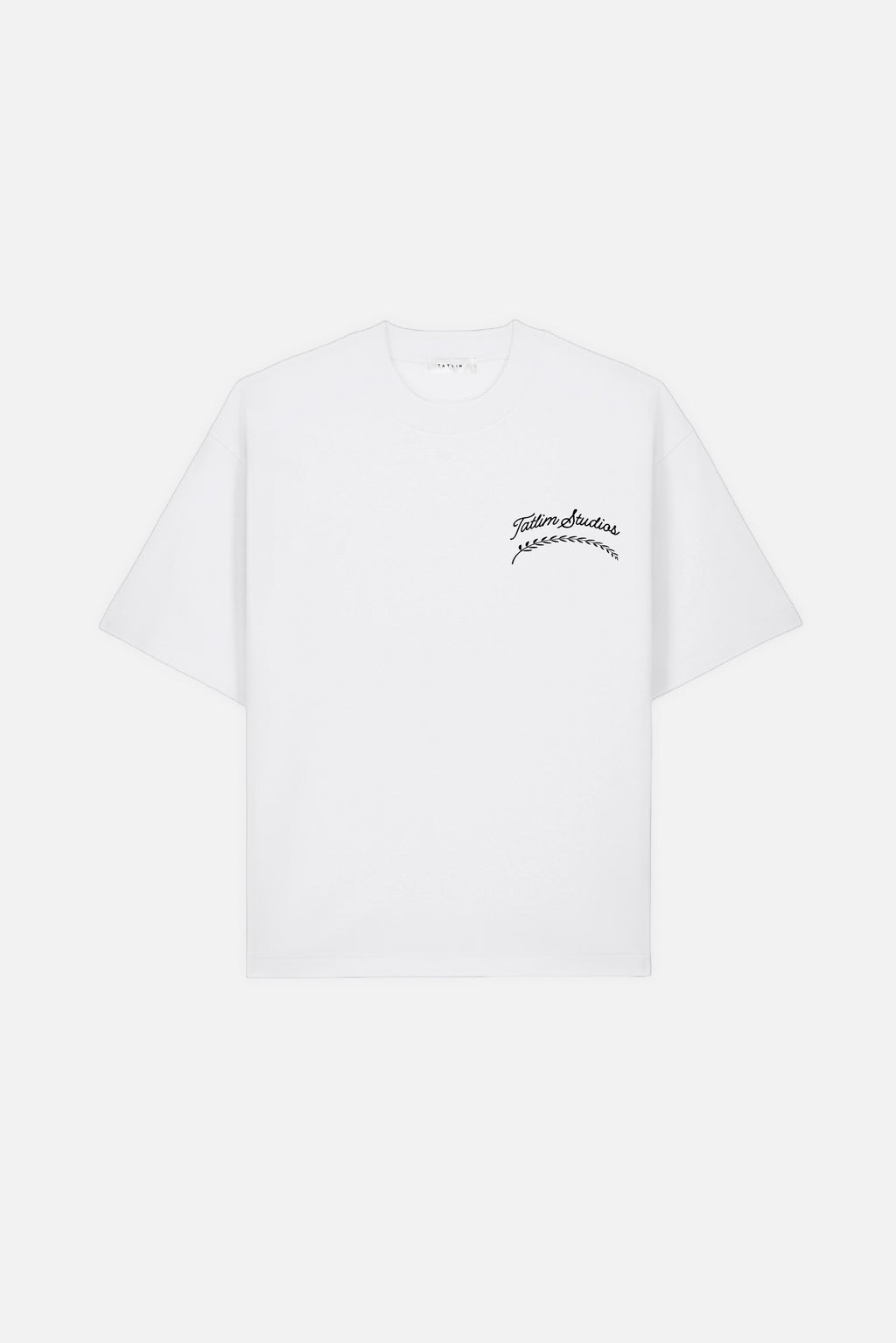 Tatlim Studios Feather Boxy Heavyweight T Shirt (White)