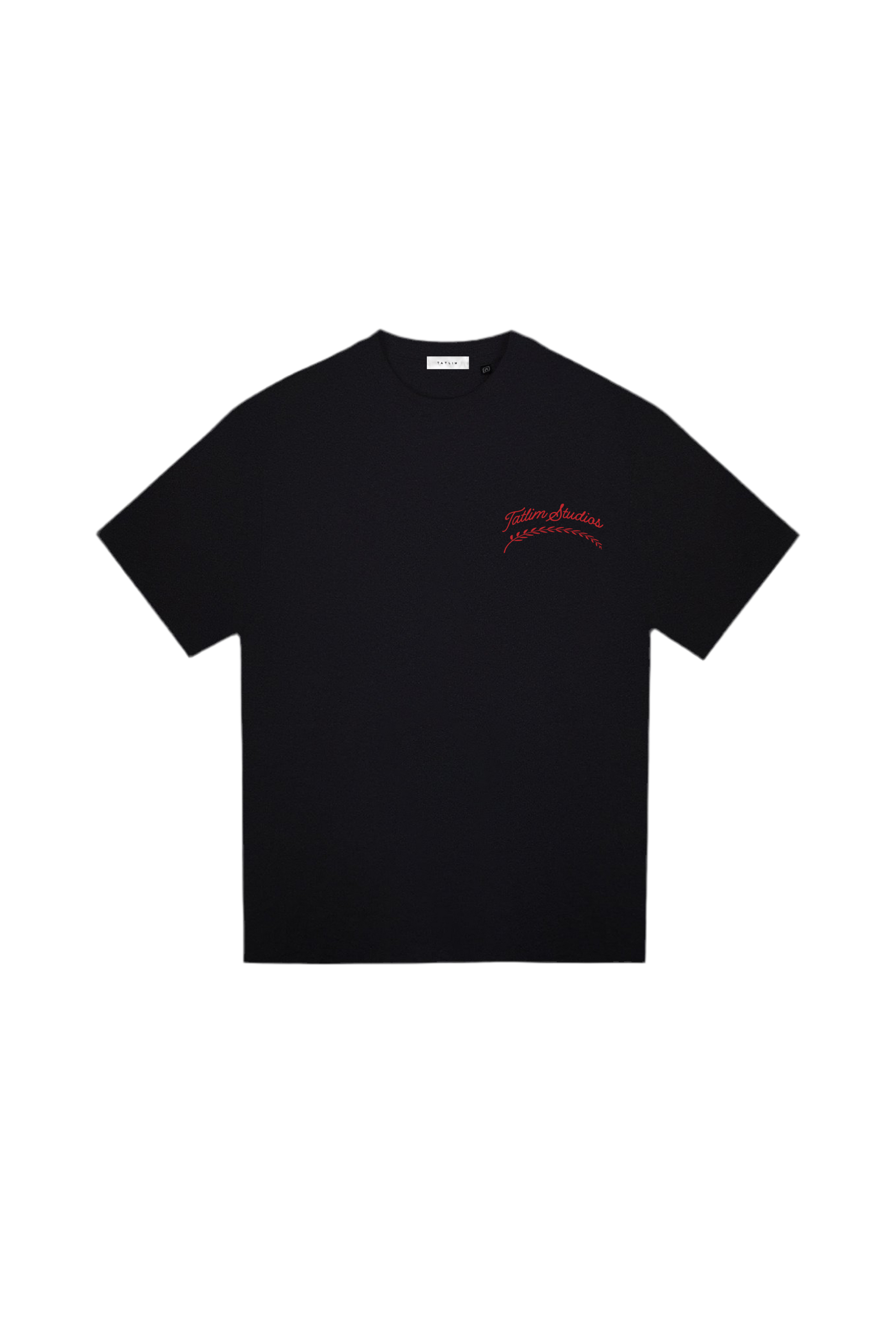 Tatlim Studios Feather Short Sleeve Heavyweight T Shirt (Black)