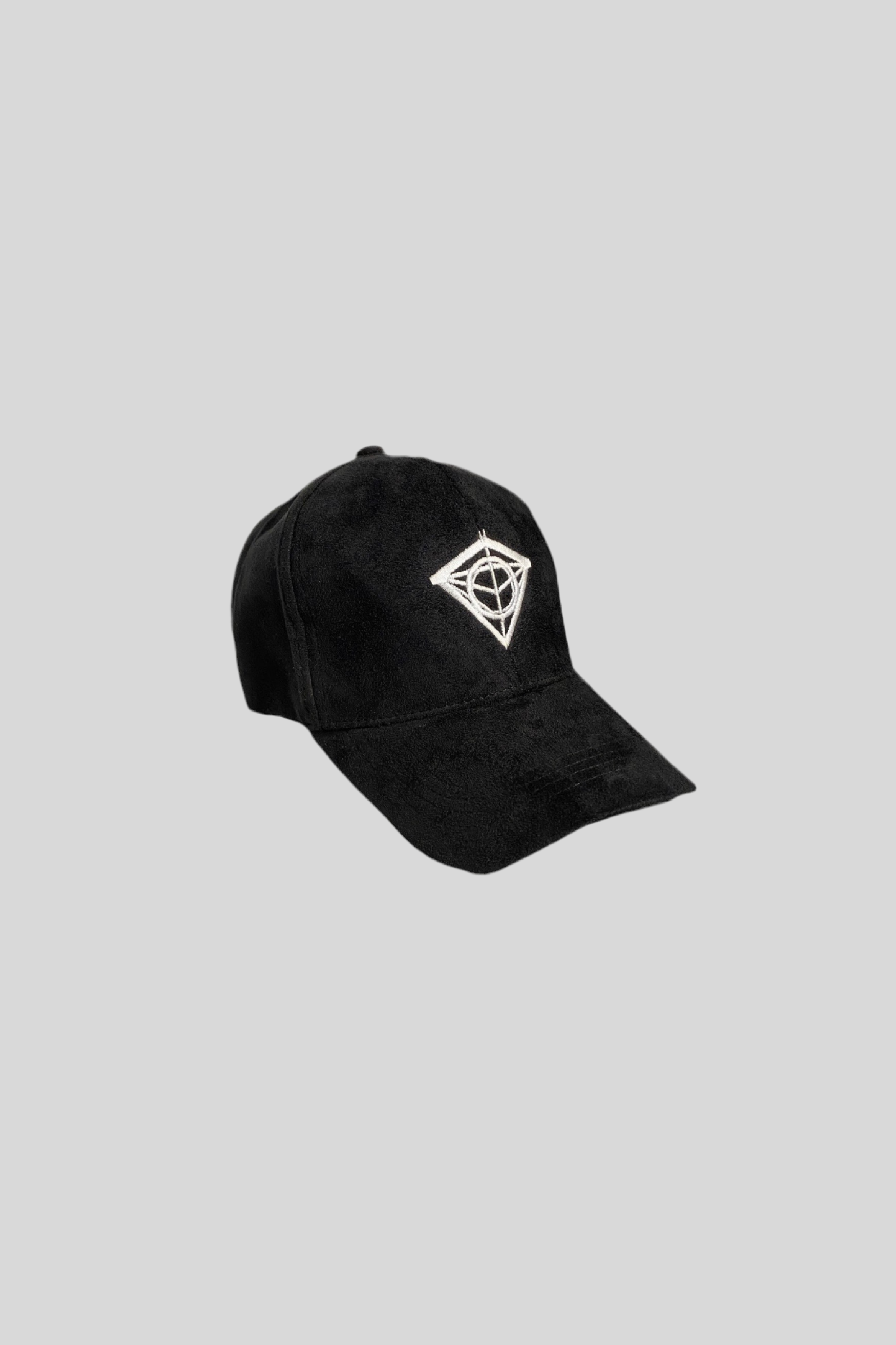 Suede Diamond Cap (Black)