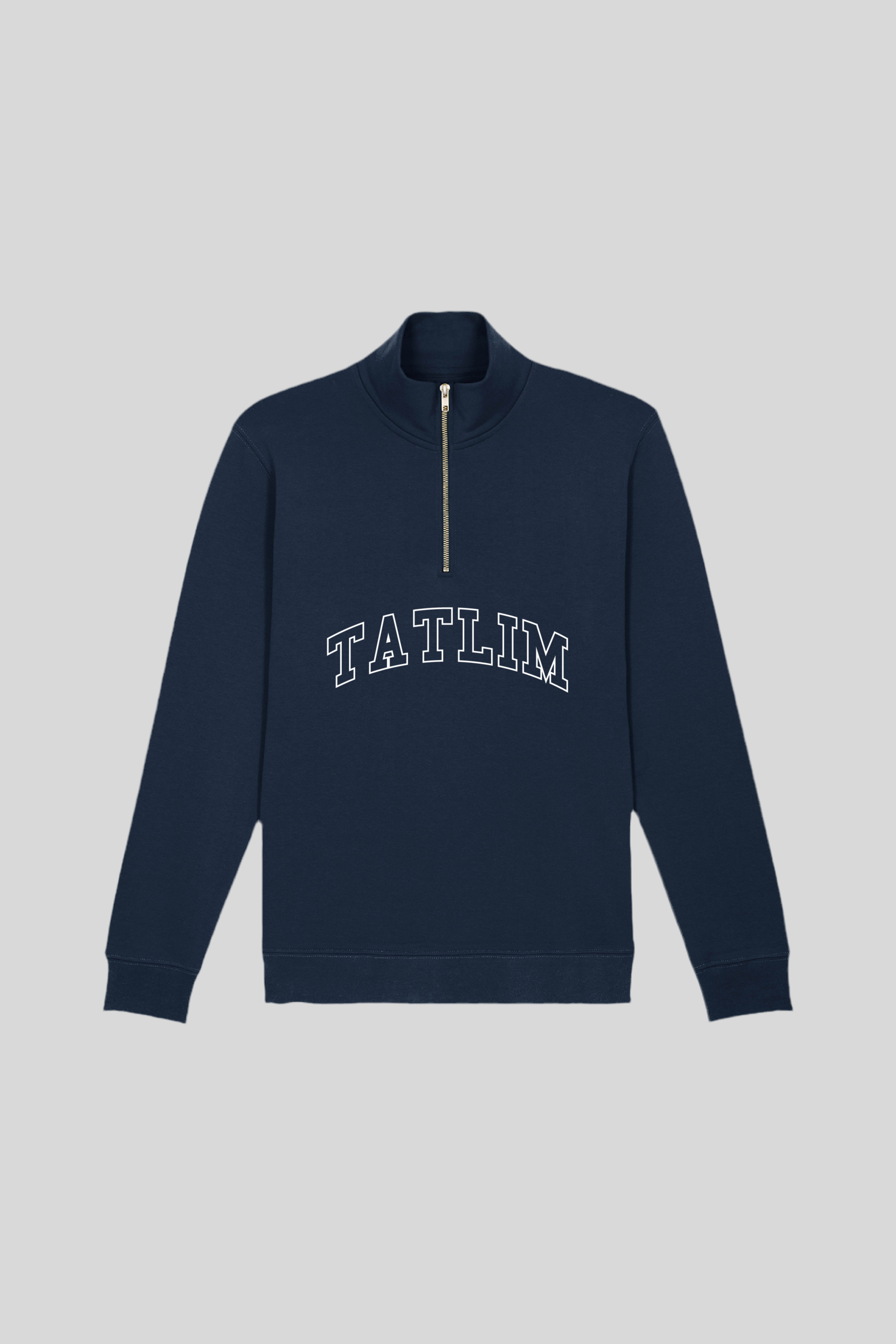College Half Zip Sweatshirt (Navy)