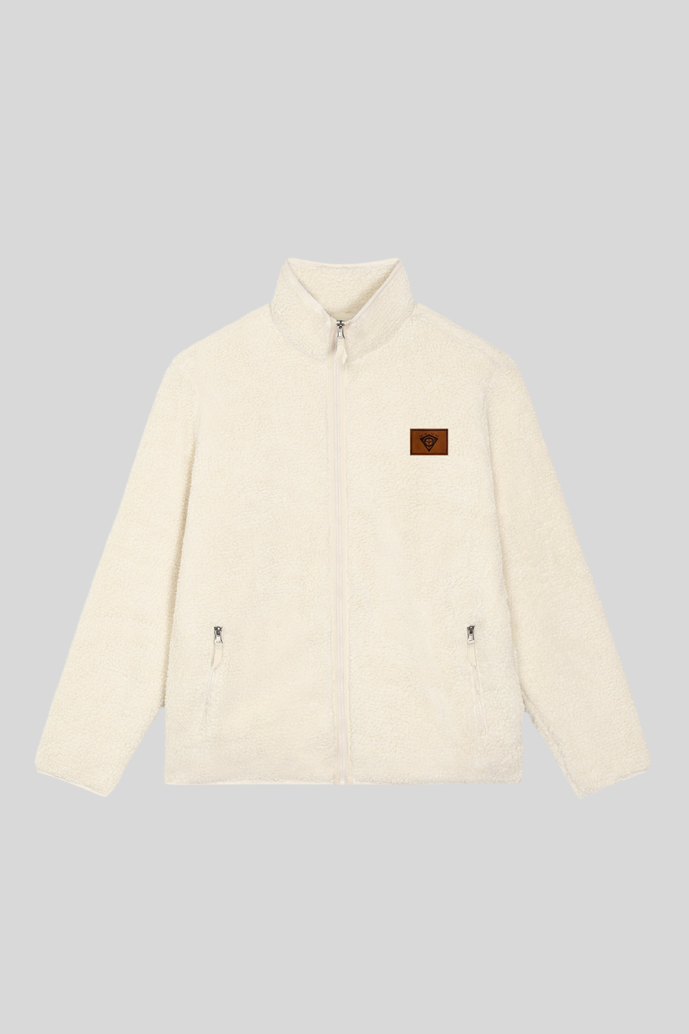 Sherpa Full Zip Jacket (Natural)