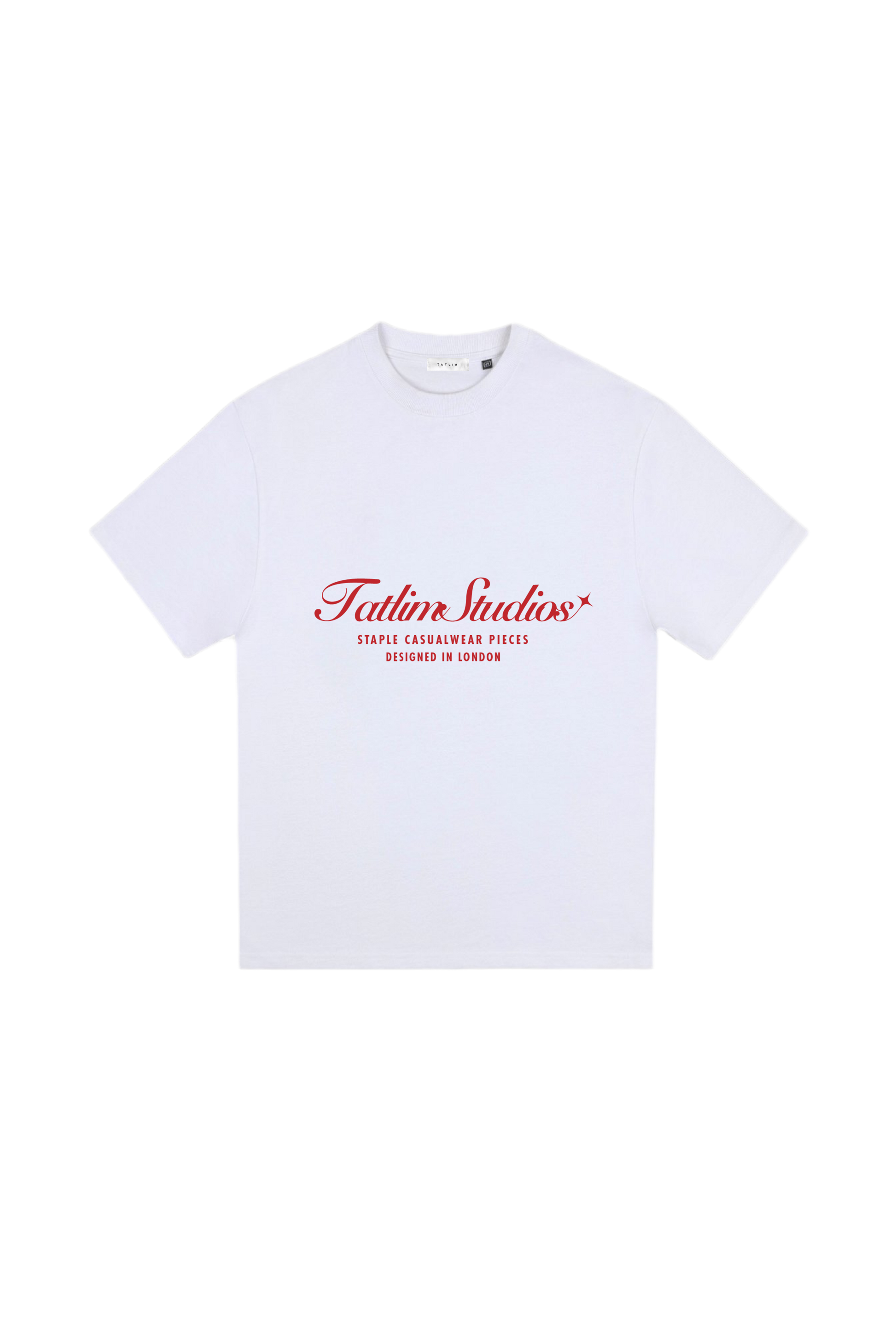 Tatlim Studios Short Sleeve Heavyweight T Shirt (White)