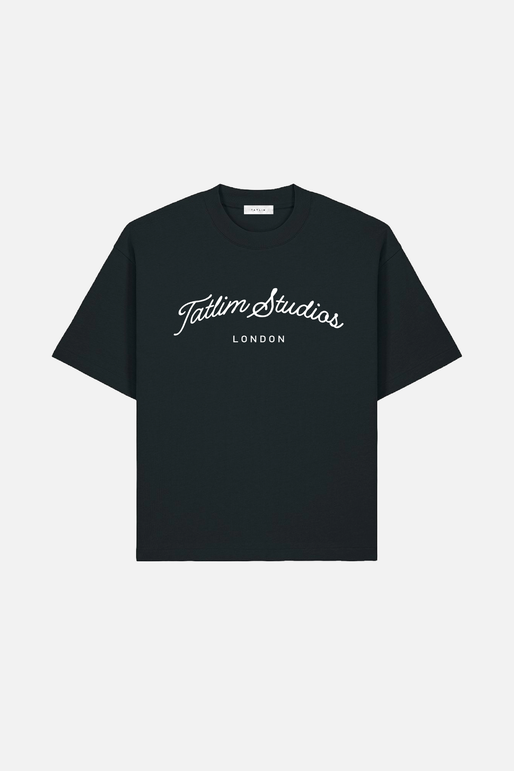 Tatlim Studios Arch Boxy Heavyweight T Shirt (Black)