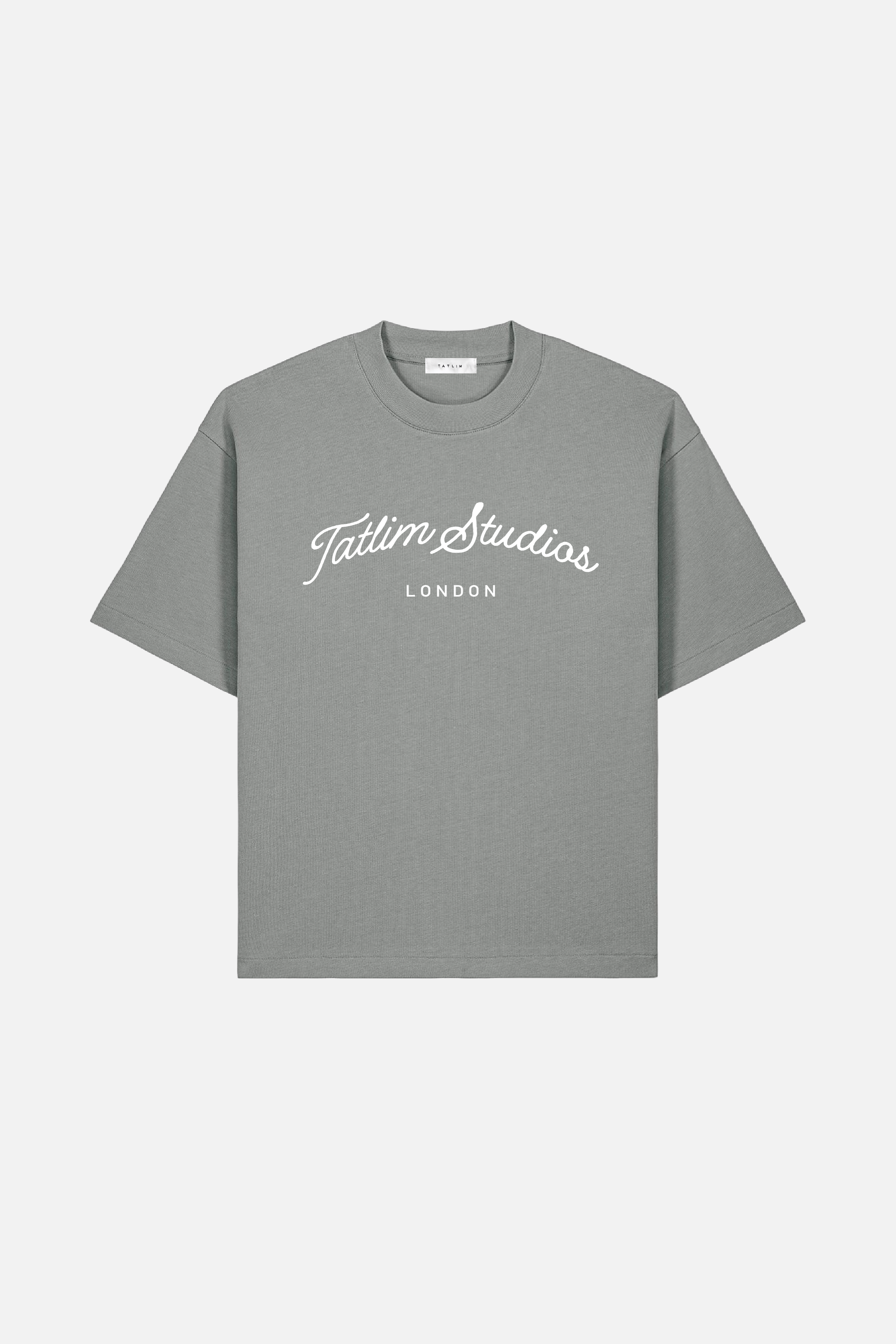 Tatlim Studios Arch Boxy Heavyweight T Shirt (Black)