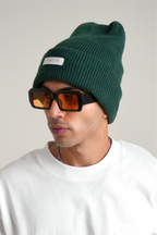 Tatlim Inverse Label Beanie (Green)