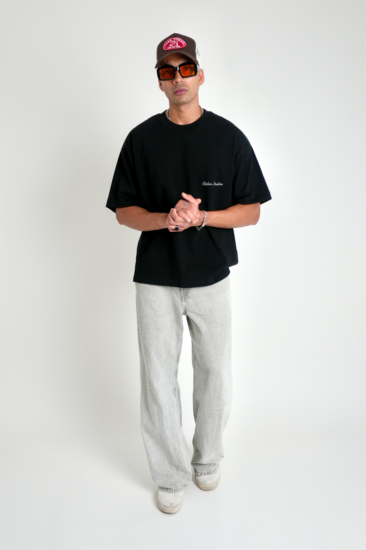 Script Boxy T Shirt
