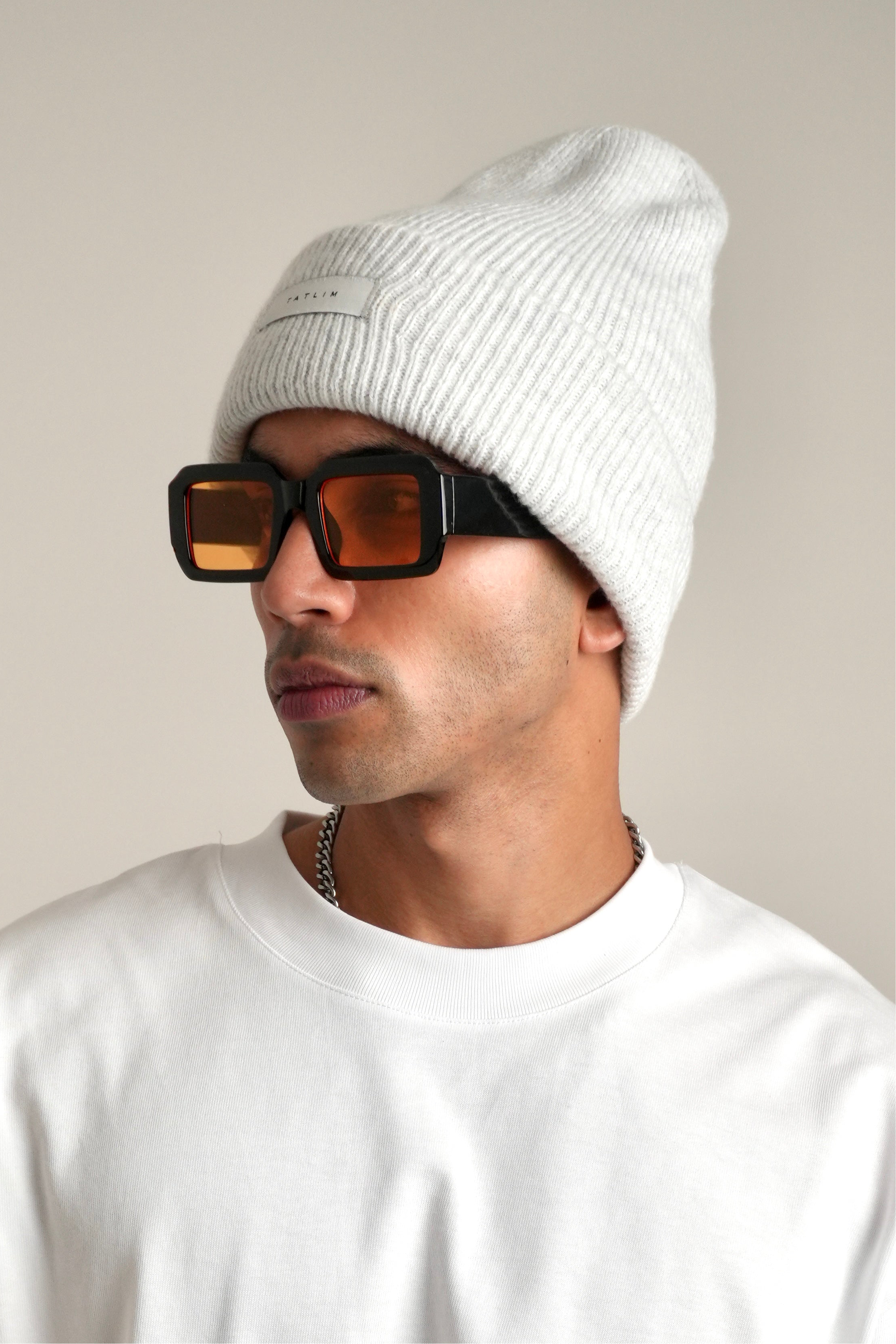 Tatlim Inverse Label Beanie (Grey)