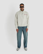 Oversized Arch Quarter Zip Sweatshirt