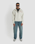Oversized Arch Quarter Zip Sweatshirt