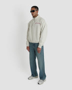 Oversized Arch Quarter Zip Sweatshirt