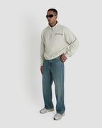 Oversized Arch Quarter Zip Sweatshirt