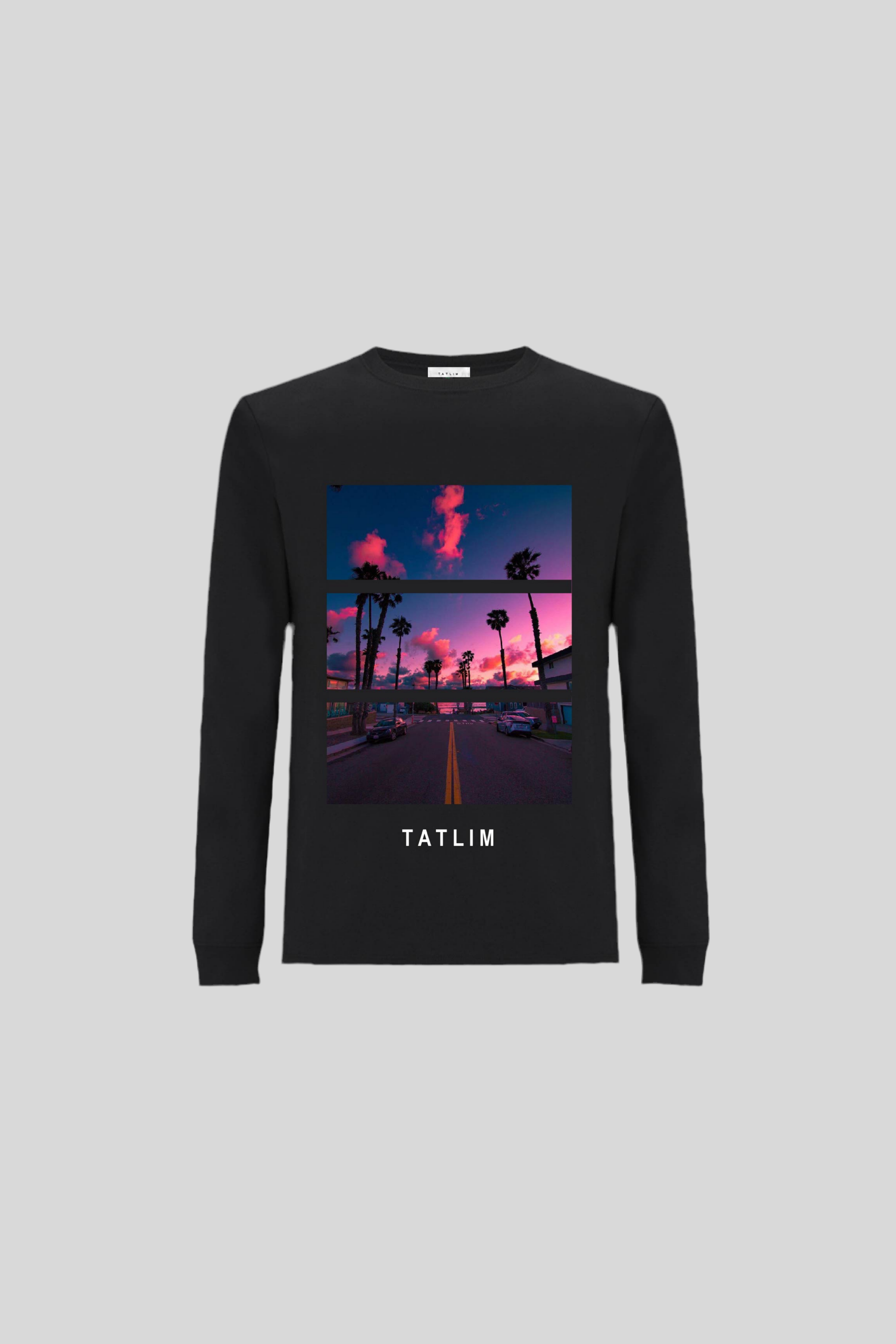 San Diego Long Sleeve T Shirt (Black)