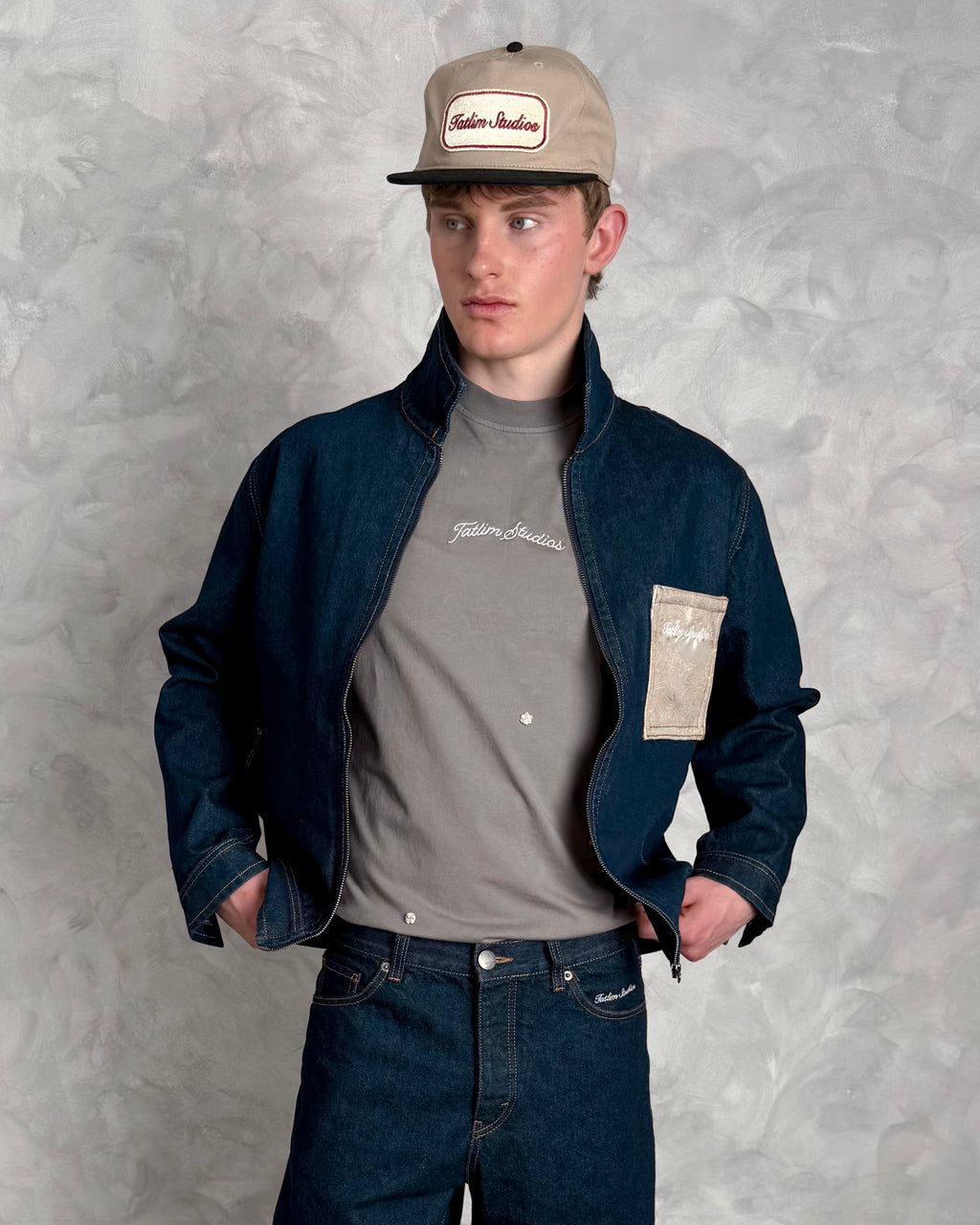 Denim x Paisley Jacket