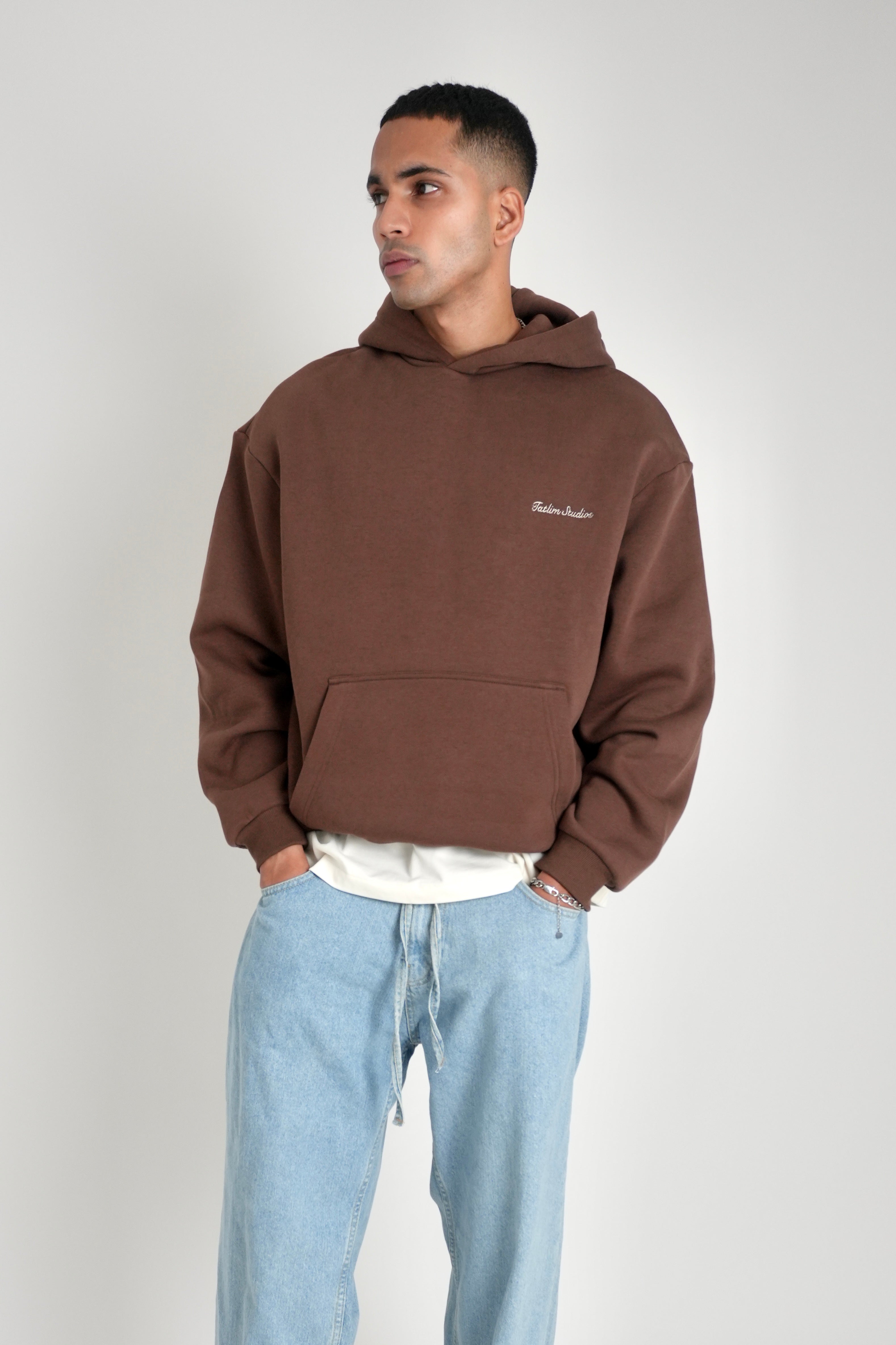 Tatlim Studios Fleece Hoodie (Brown)