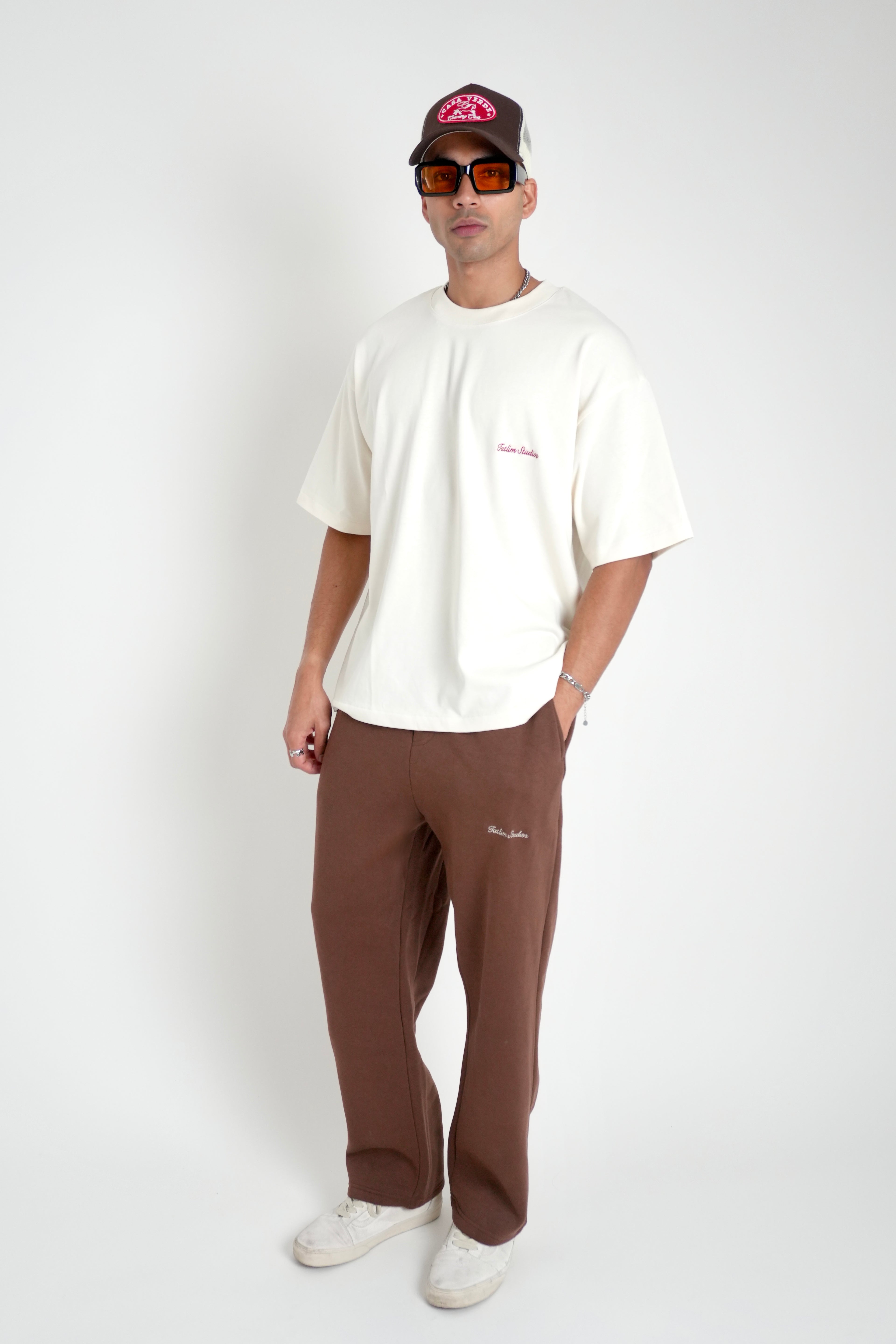 Tatlim Studios Fleece Sweatpants (Brown)