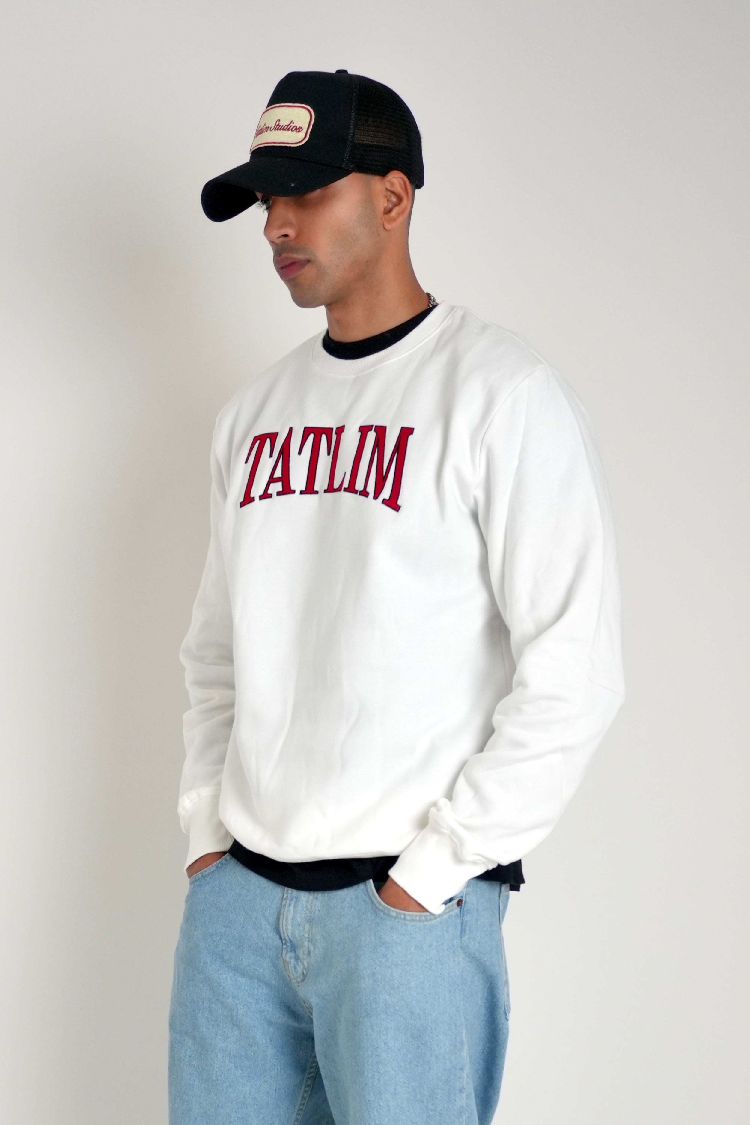 College Sweatshirt (White)