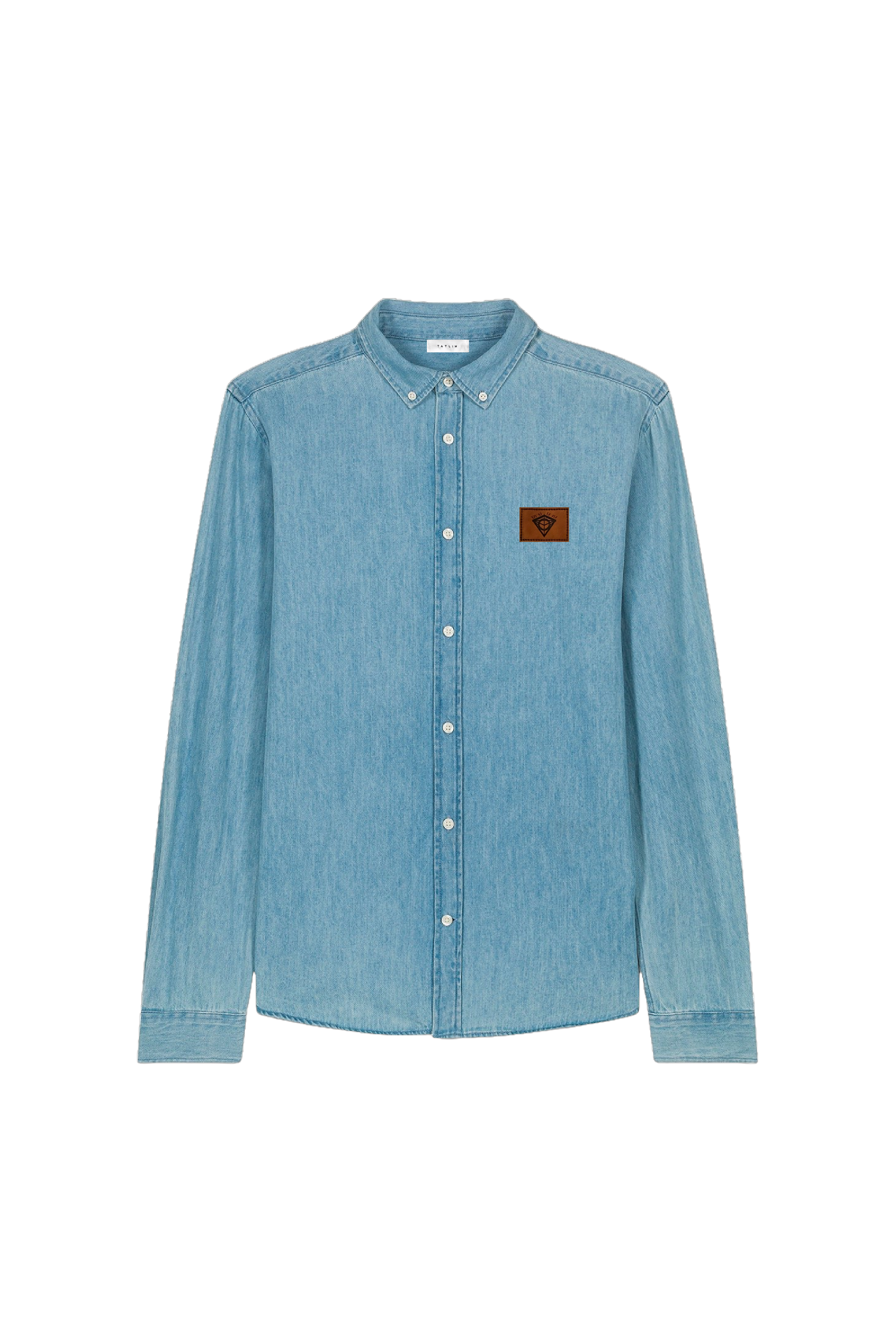 Tatlim Patch Denim Shirt (Blue)