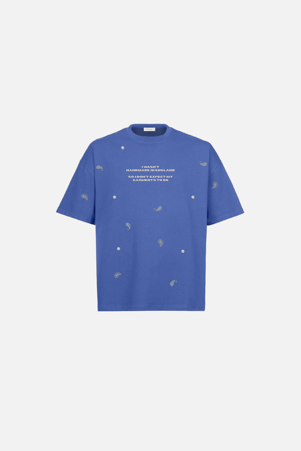 Not Handmade In England x Paisley Boxy T Shirt