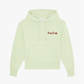 Marl Oversized Hooded Sweatshirt