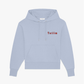 Marl Oversized Hooded Sweatshirt