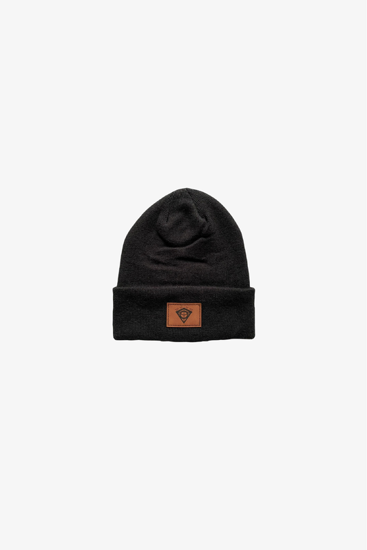 Tatlim 3M Leather Badge Beanie