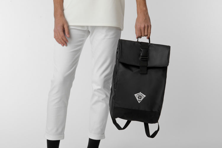 Waterproof Diamond Roll Top Rucksack