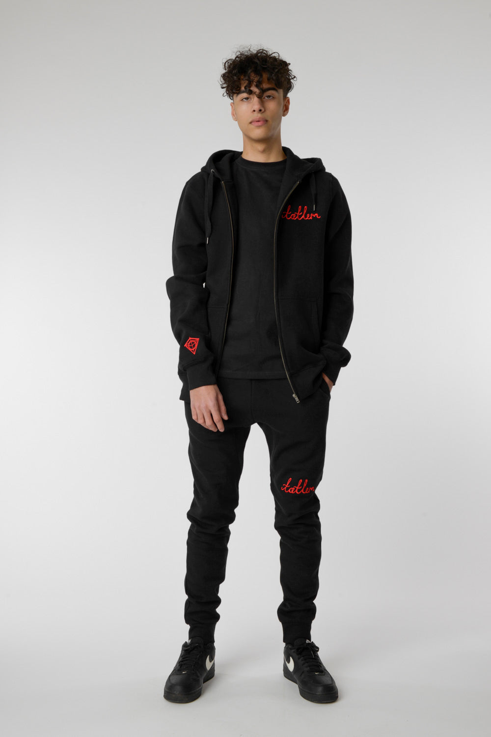 Black & Red Tatlim Sweatpants