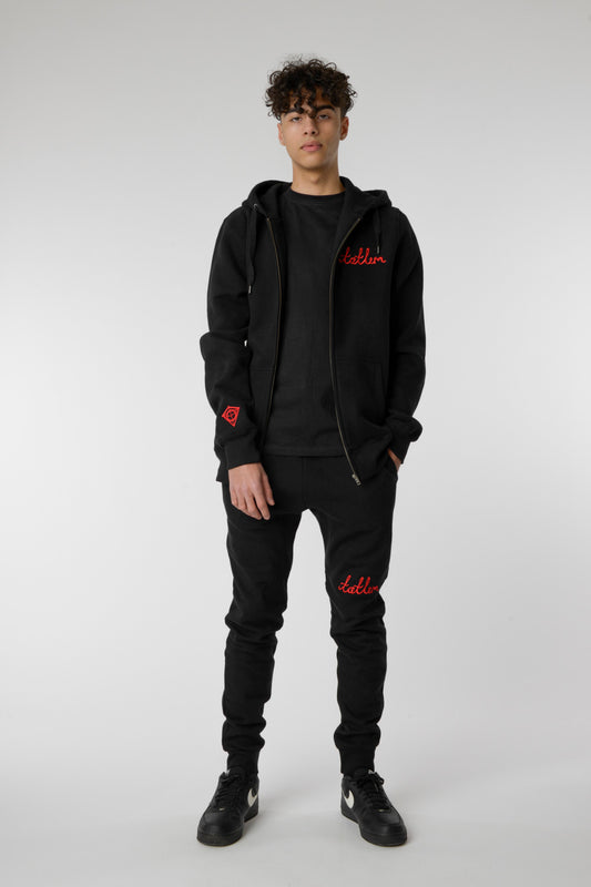 Black & Red Tatlim Sweatpants